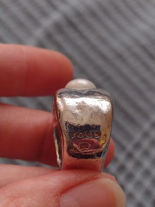 Anillo Tous Duna perla y pulsera 