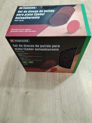 SET DISCOS PULIDO  PLATO LIJADOR autohad