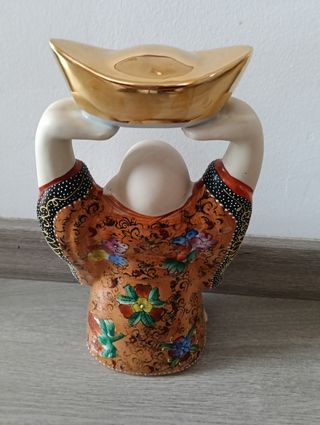 Buda sonriente porcelana china