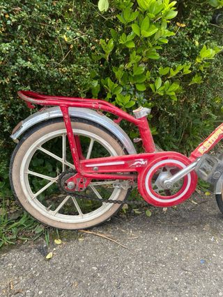 Bicicleta antigua niños
