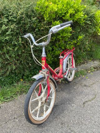 Bicicleta antigua niños