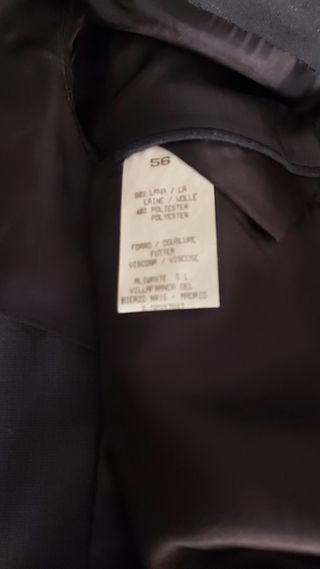 TRAJE CABALLERO