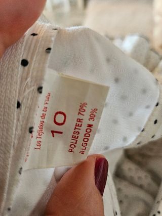 Traje de flamenca niña Talla 10/14