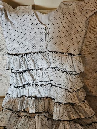 Traje de flamenca niña Talla 10/14