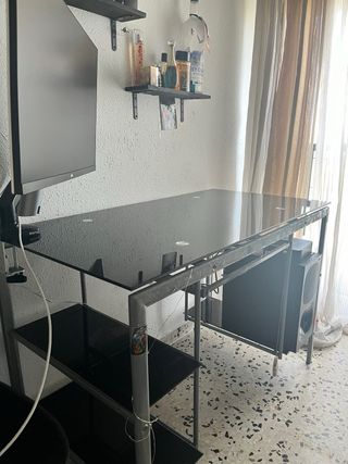 Scrittura in vetro temperato nero