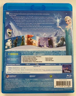 Frozen El Reino De Hielo Blu-ray