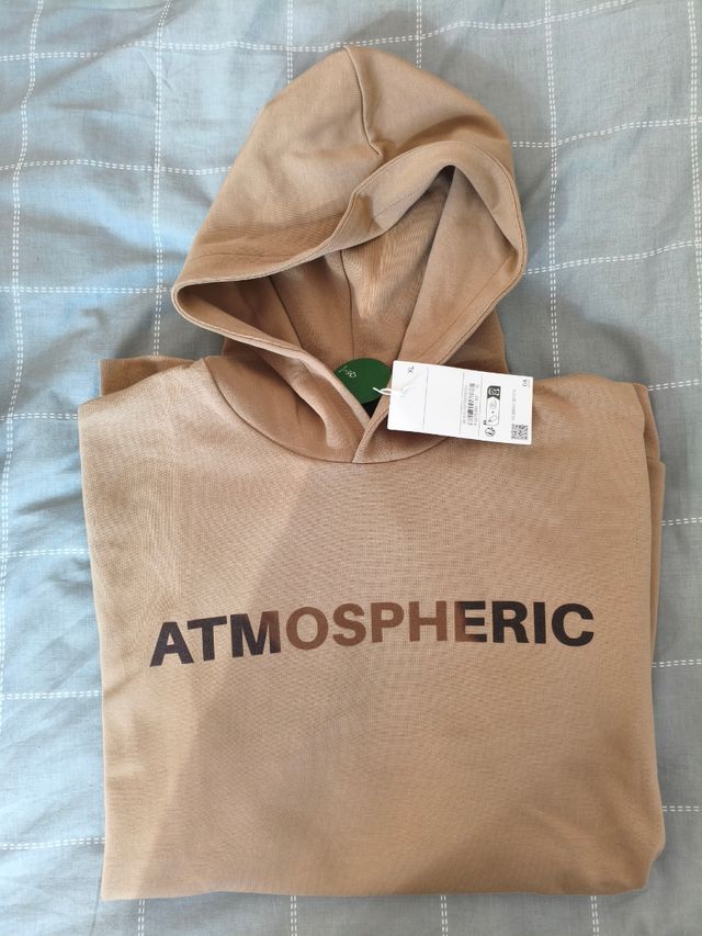Sudadera ATMOSPHERIC. Talla XL. Nueva