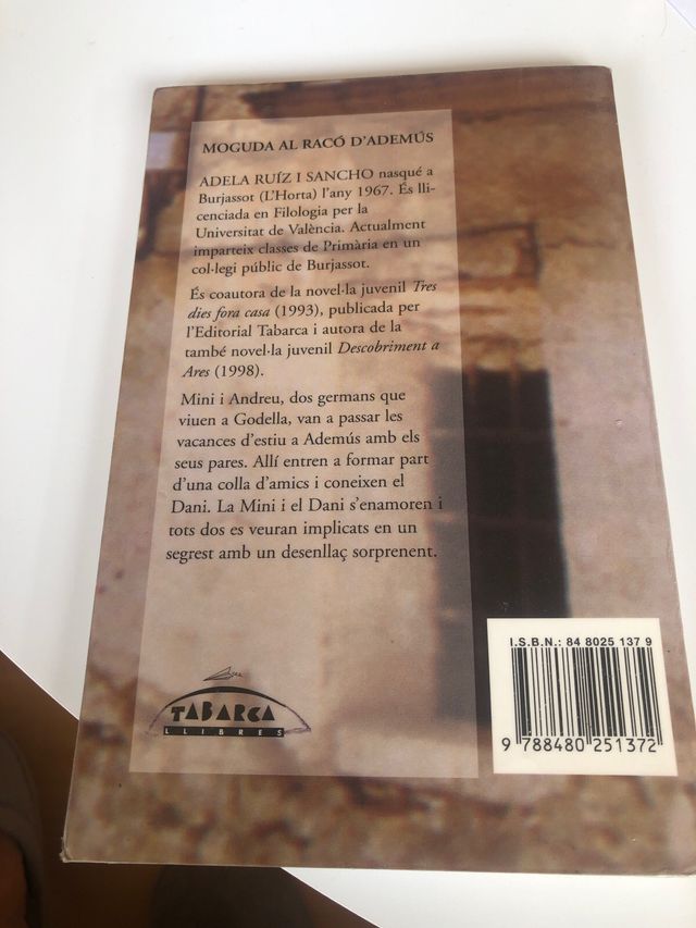 MOGUDA AL RACÓ D ADEMÚS Tabarca Juvenil Basque