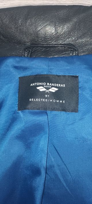 Cazadora biker hombre piel