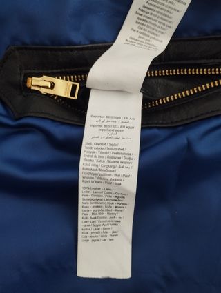 Cazadora biker hombre piel