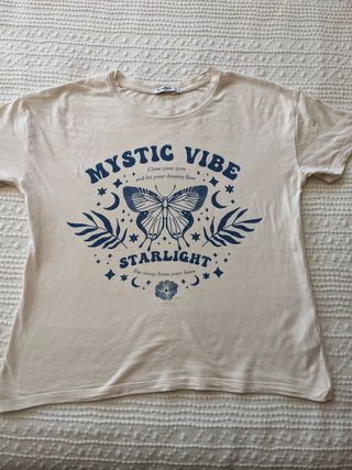 Camiseta estampada talla M