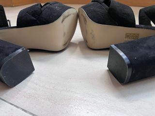 Sandalia plataforma negra