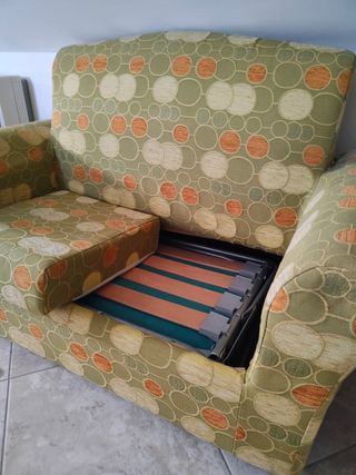 Divano letto 2p con materasso singolo