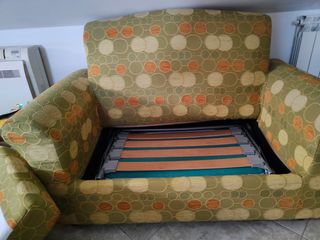 Divano letto 2p con materasso singolo