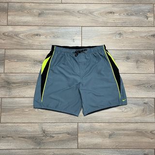 Nike dark grey Swim Suit Shorts Embroidered Logo