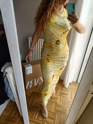 Vestido largo de Zara