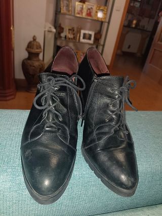 Botines de piel 