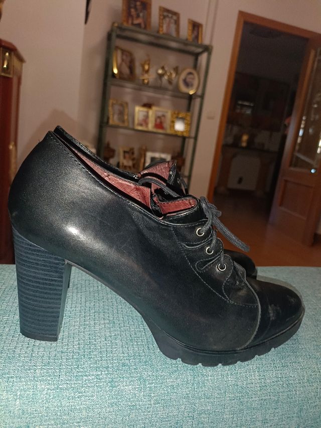 Botines de piel