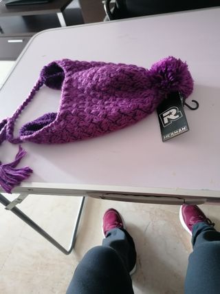 Gorro lana mujer