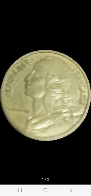 Moneda francesa 5 céntimos Año 1991