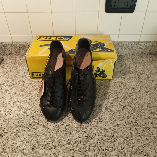 Scarpe ciclismo vintage per Eroica
