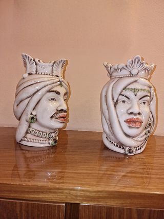 Teste di Moro Siciliane in Ceramica