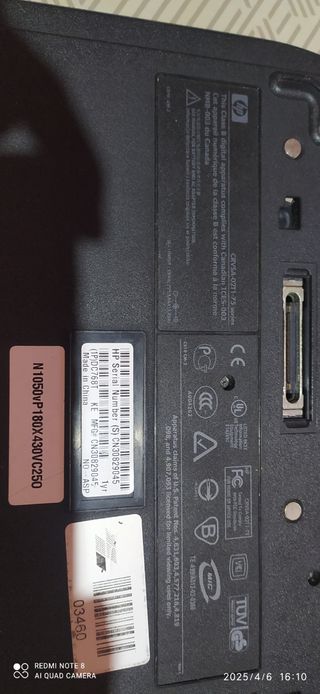 Ordenador portátil HP COMPAQ 