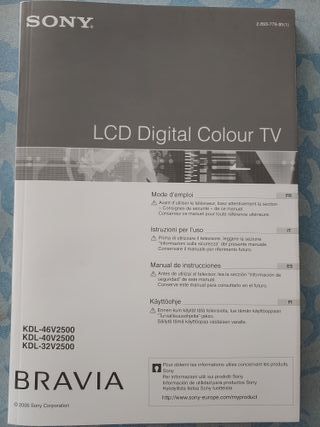 Televisión Sony Bravía 32"