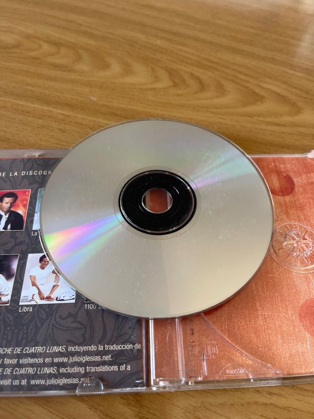 Cd Julio Iglesias . noche de cuatro lunas