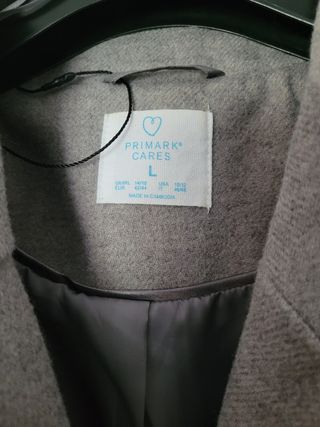 Abrigo de Paño cruzado Primark 