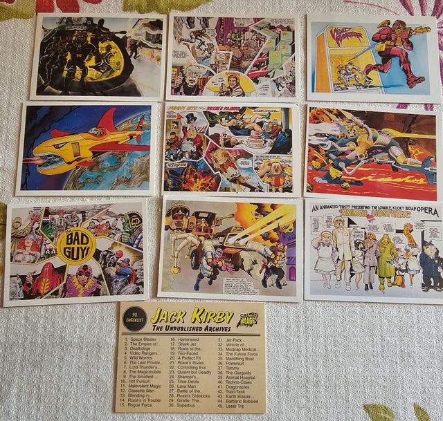 Jack kirby unpublished works cromos