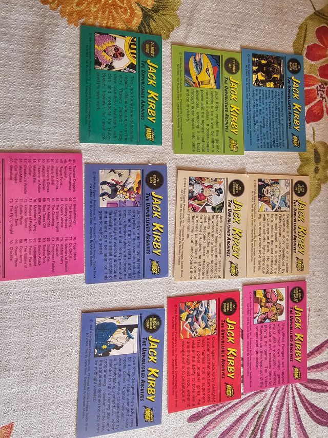 Jack kirby unpublished works cromos