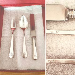 Juego cubiertos individual plata de ley