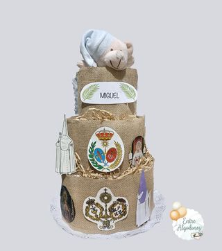Tarta de pañales Semana Santa