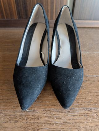Zapatos tacón negro Zara talla 37