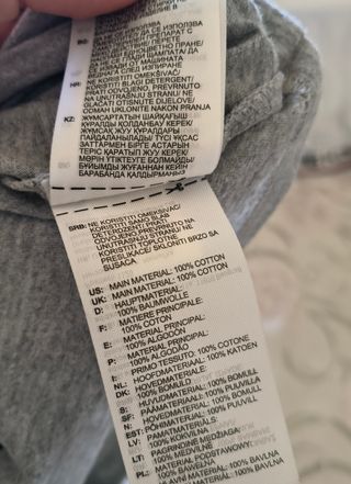 T-shirt Adidas bambino 9-10 anni grigia