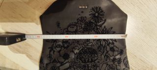 Bolso gris muy oscuro y negro SKFK