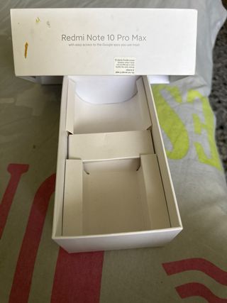 Caja vacia xiaomi redmi note 10 pro max