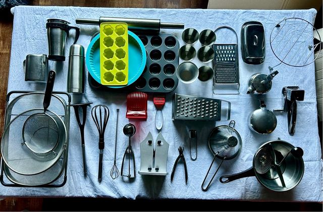 Lote utensilios de cocina