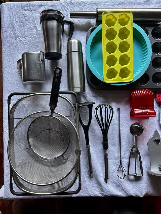 Lote utensilios de cocina