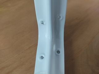 Escuadras blancas, 4 soportes para baldas, 30 x 25