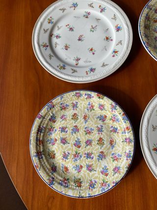 MIX PLATOS ANTIGUOS FRANCESES CON DESPERFECTOS