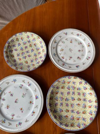 MIX PLATOS ANTIGUOS FRANCESES CON DESPERFECTOS