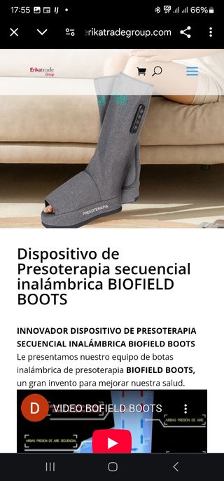 botas presoterapia BIOFIELD BOOTS a estrenar