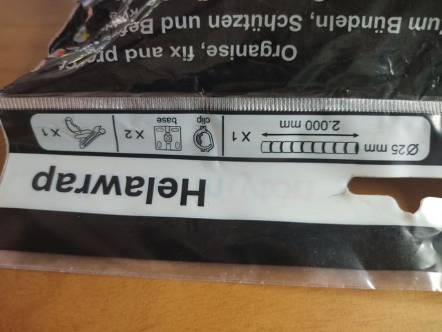 Organizador de cables de ordenador Hellerman NUEVO