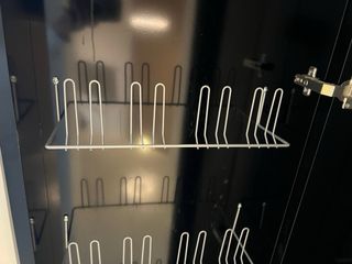 Zapatera Negra con Espejo