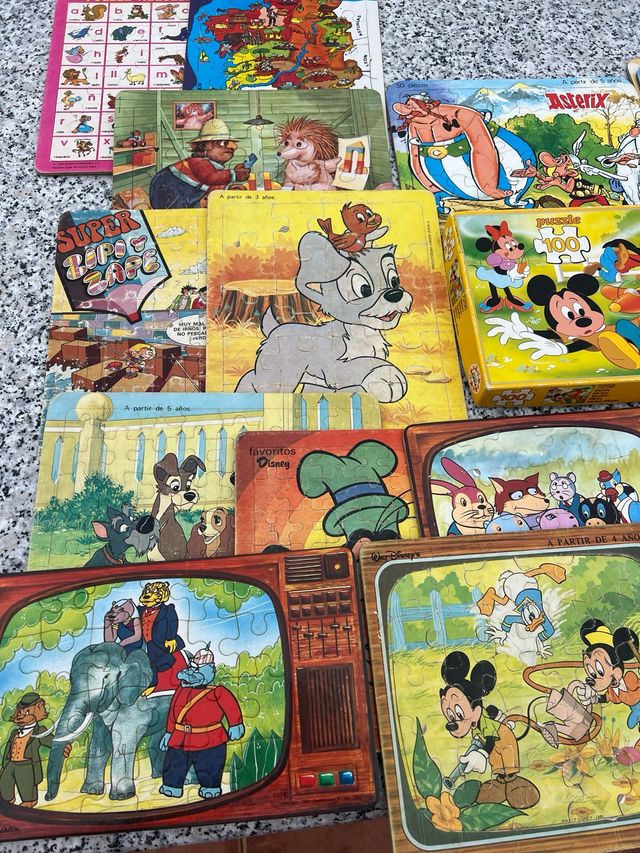 Lote puzzles infantiles