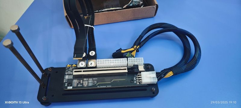 Dock Egpu Gráfica externa M.2 nvme x4 32gb/s