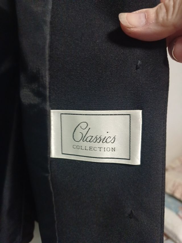 Chaqueta negra de color negro  señora