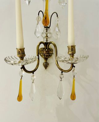 Aplique pared vintage francés